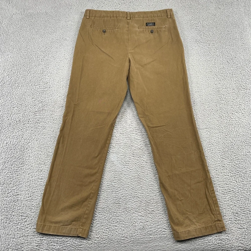 Banana Republic Pants Mens 36x34 Brown Aiden Chino Slim Fit Cotton Casual